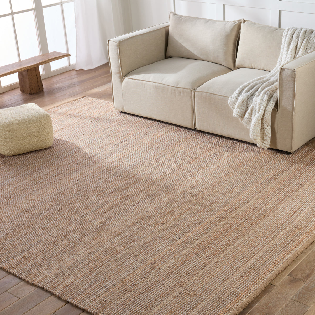 Kate Lester Harman Natural Rosier HNL03 Beige/Ivory Rug - Chapin Furniture
