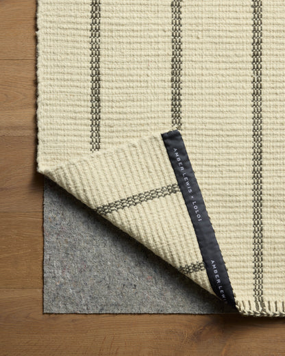 Amber Lewis x Loloi Harlan 01 Ivory/Charcoal Rug - Chapin Furniture
