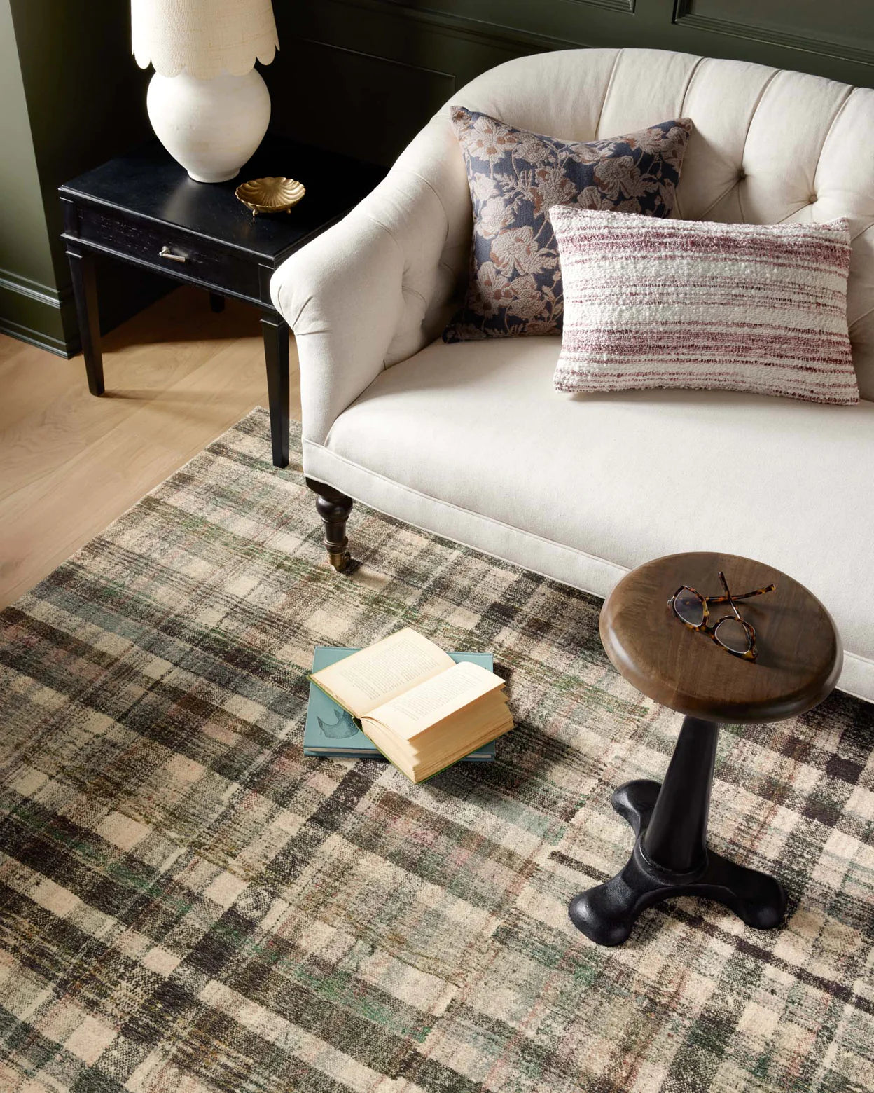 Chris Loves Julia x Loloi Humphrey 03 Forest Green/Multi Rug - Chapin Furniture
