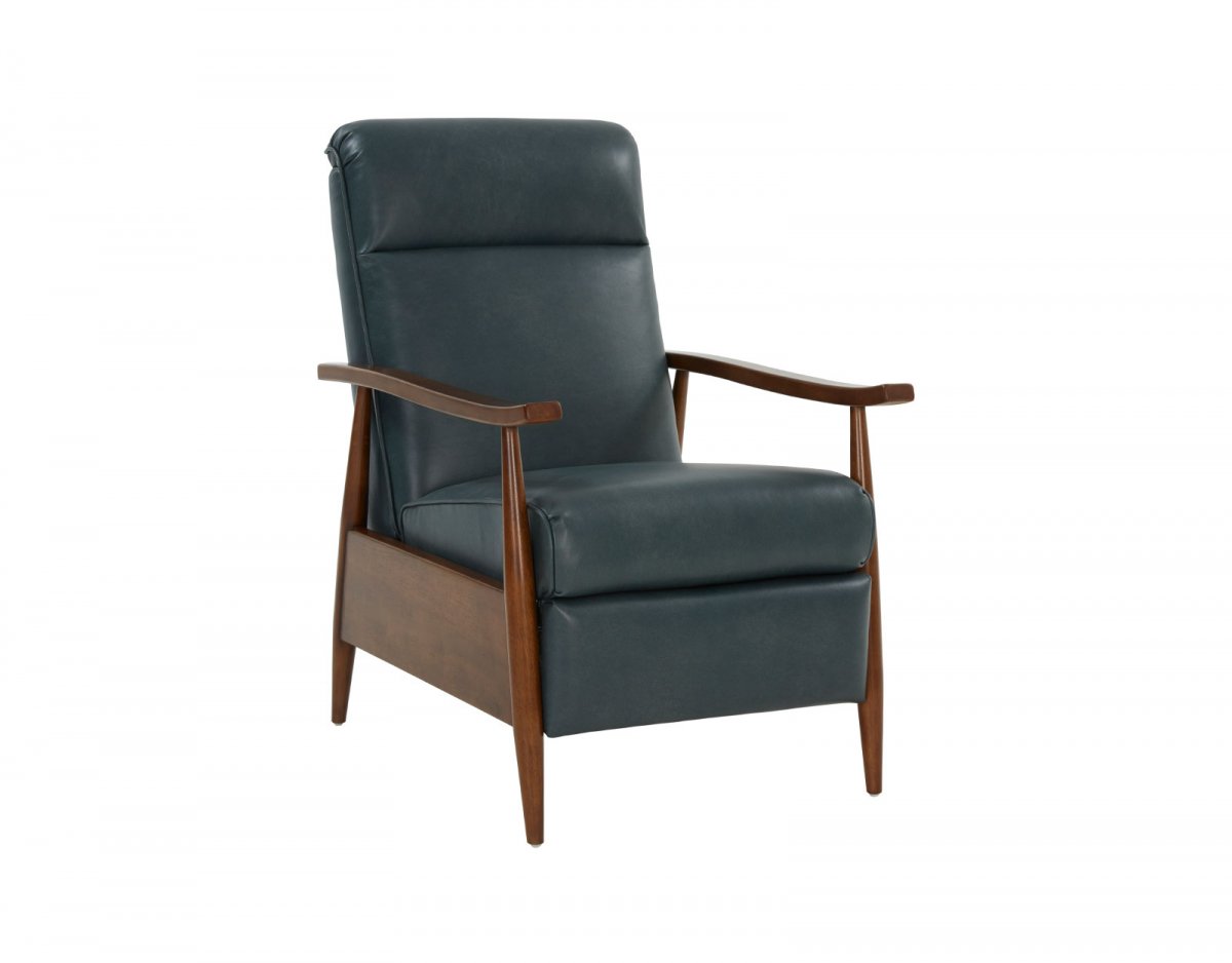 Hampton Recliner- Roma-Bluegray - Chapin Furniture