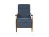 Hampton Recliner- Tweed-Indigo-Blue - Chapin Furniture