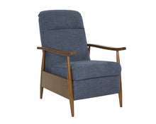 Hampton Recliner- Tweed-Indigo-Blue - Chapin Furniture