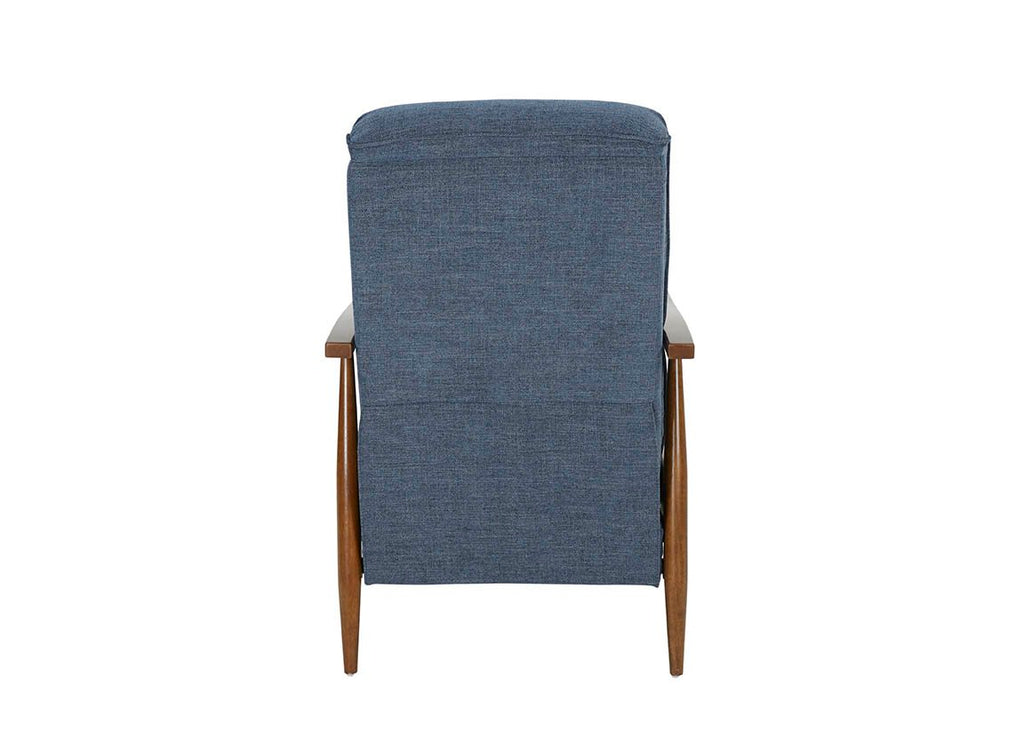 Hampton Recliner- Tweed-Indigo-Blue - Chapin Furniture