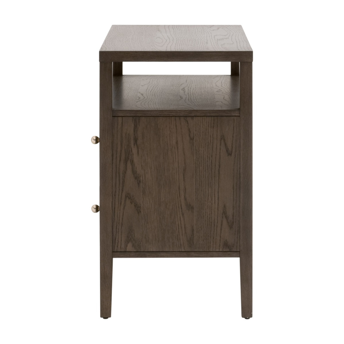 Highland Open Shelf Two Drawer Nightstand - Chapin Furniture