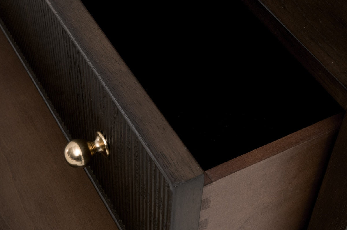 Highland Open Shelf Two Drawer Nightstand - Chapin Furniture