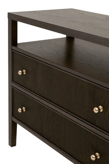 Highland Open Shelf Two Drawer Nightstand - Chapin Furniture