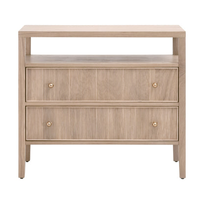 Highland Open Shelf Two Drawer Nightstand - Chapin Furniture