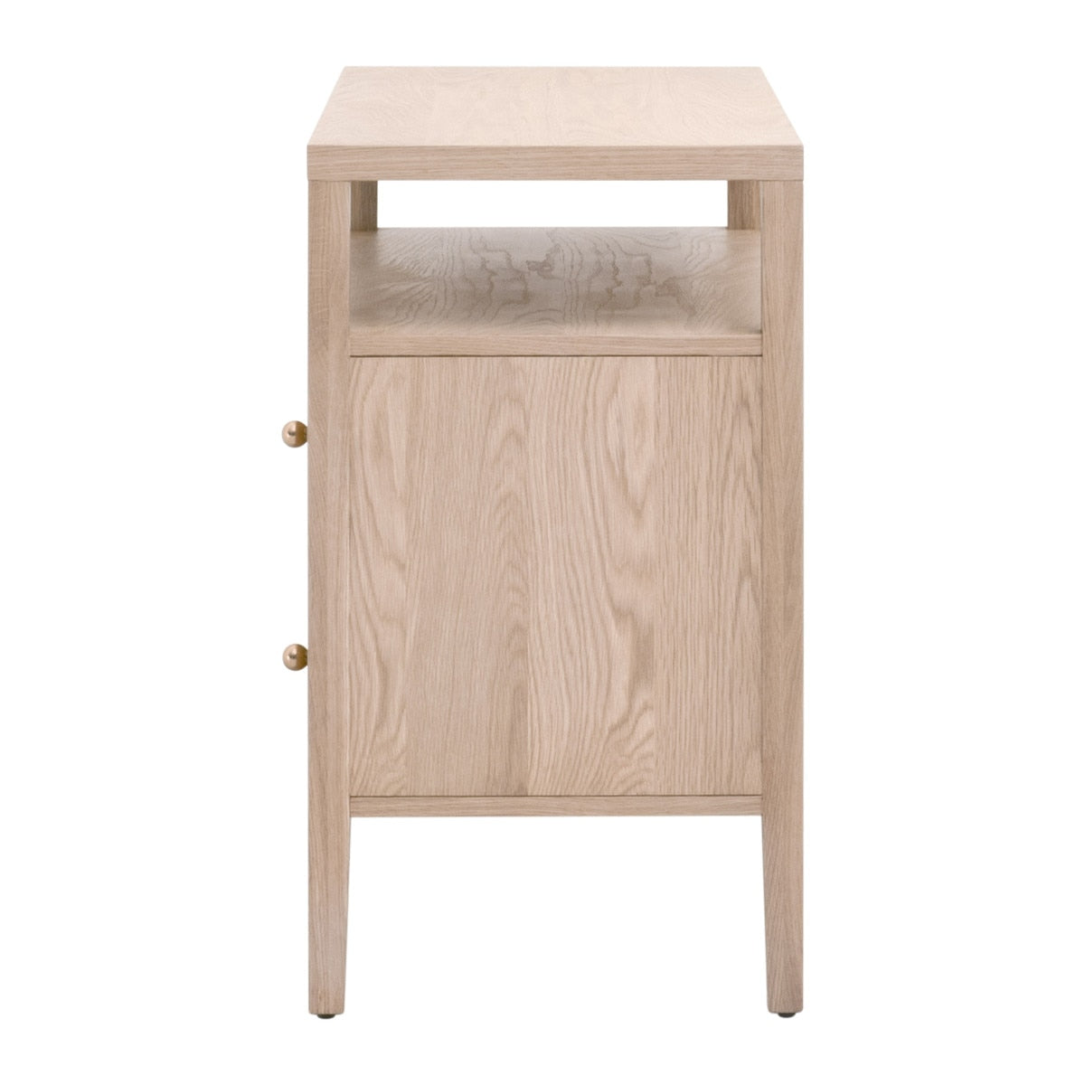 Highland Open Shelf Two Drawer Nightstand - Chapin Furniture