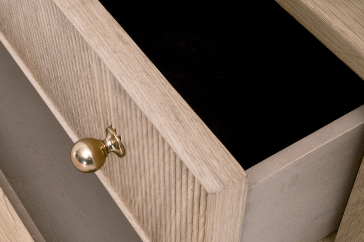 Highland Open Shelf Two Drawer Nightstand - Chapin Furniture