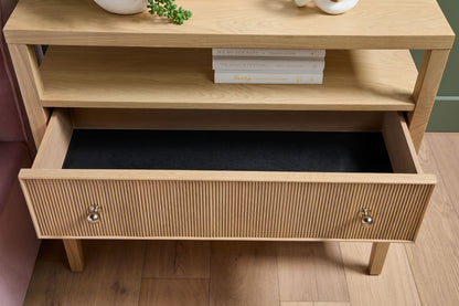Highland Open Shelf Two Drawer Nightstand - Chapin Furniture
