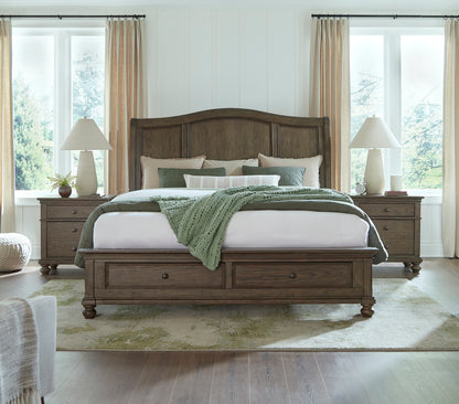 Oxford Sleigh Storage Bed - Chapin Furniture
