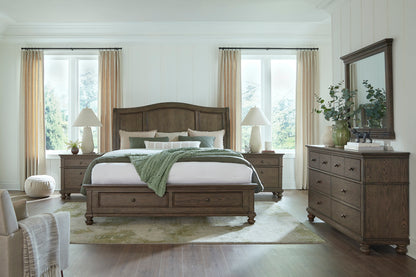 Oxford Sleigh Storage Bed - Chapin Furniture