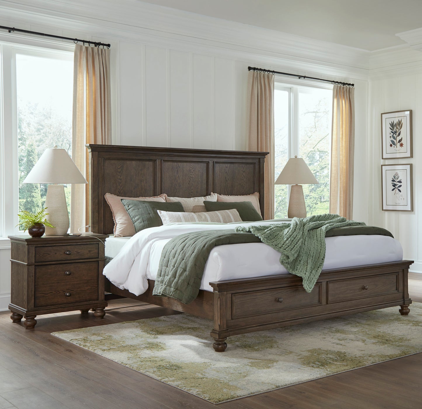 Oxford Panel Storage Bed - Chapin Furniture