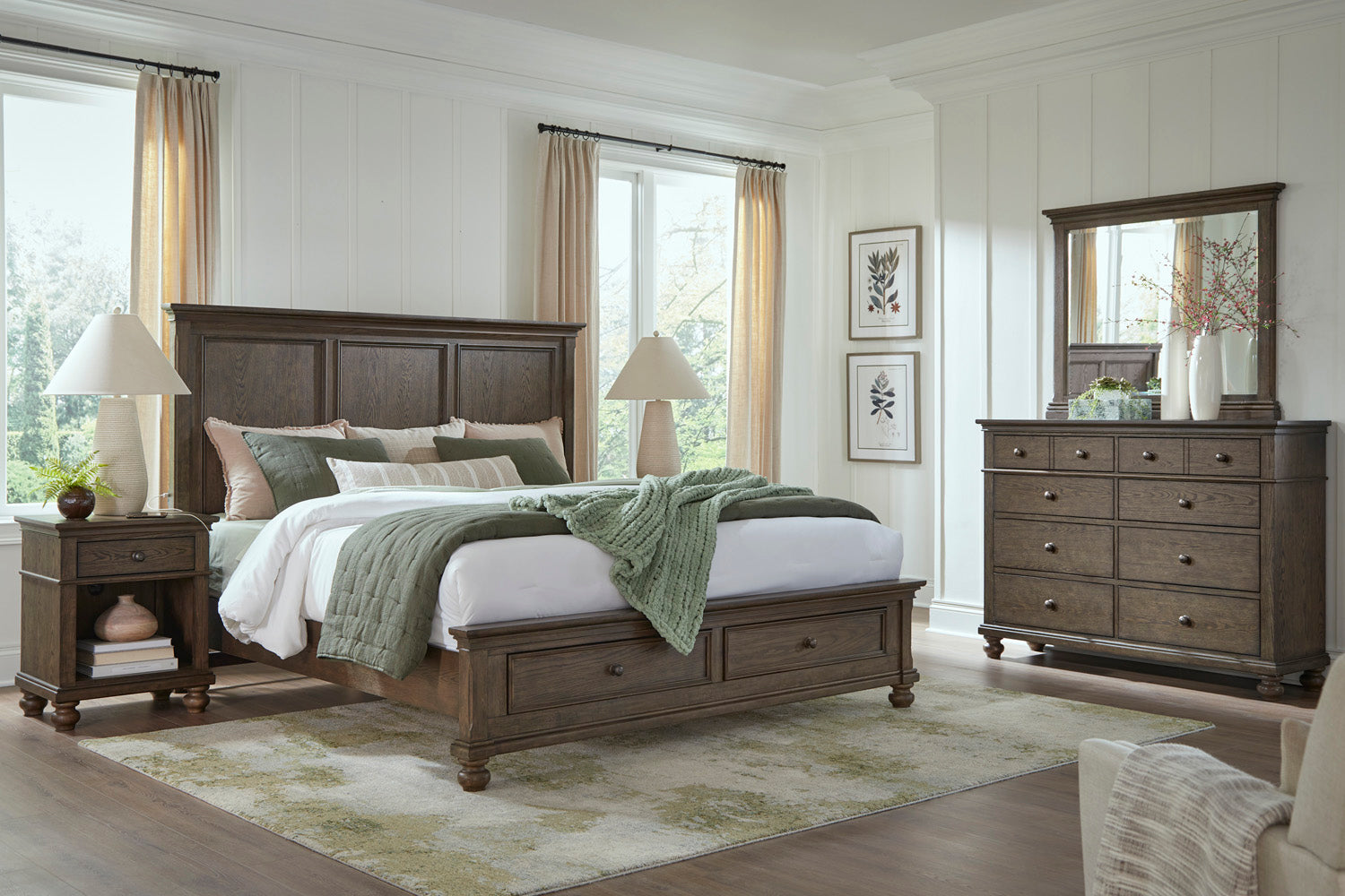 Oxford Panel Storage Bed - Chapin Furniture
