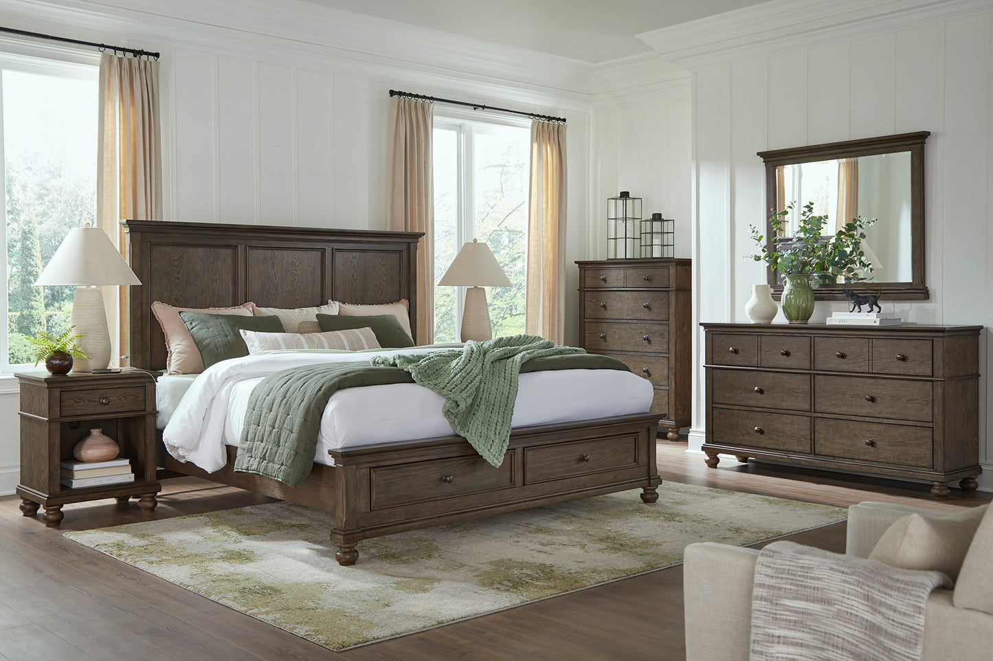 Oxford Panel Storage Bed - Chapin Furniture