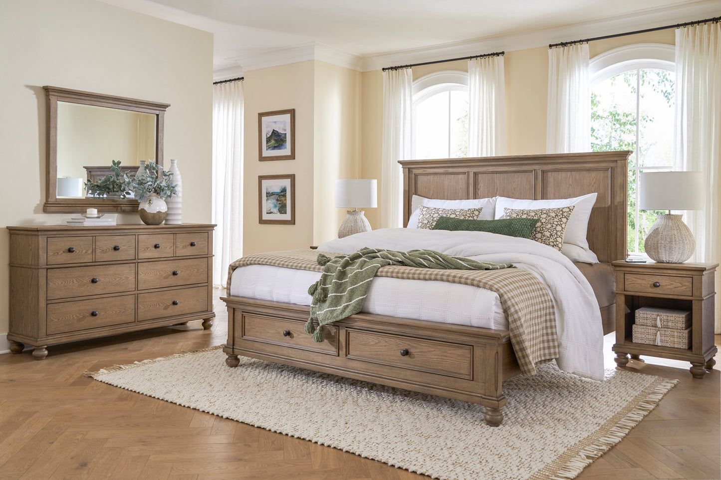 Oxford Panel Storage Bed - Chapin Furniture