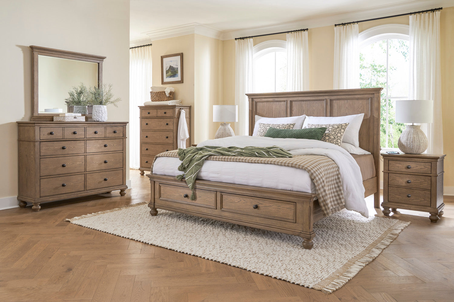 Oxford Panel Storage Bed - Chapin Furniture