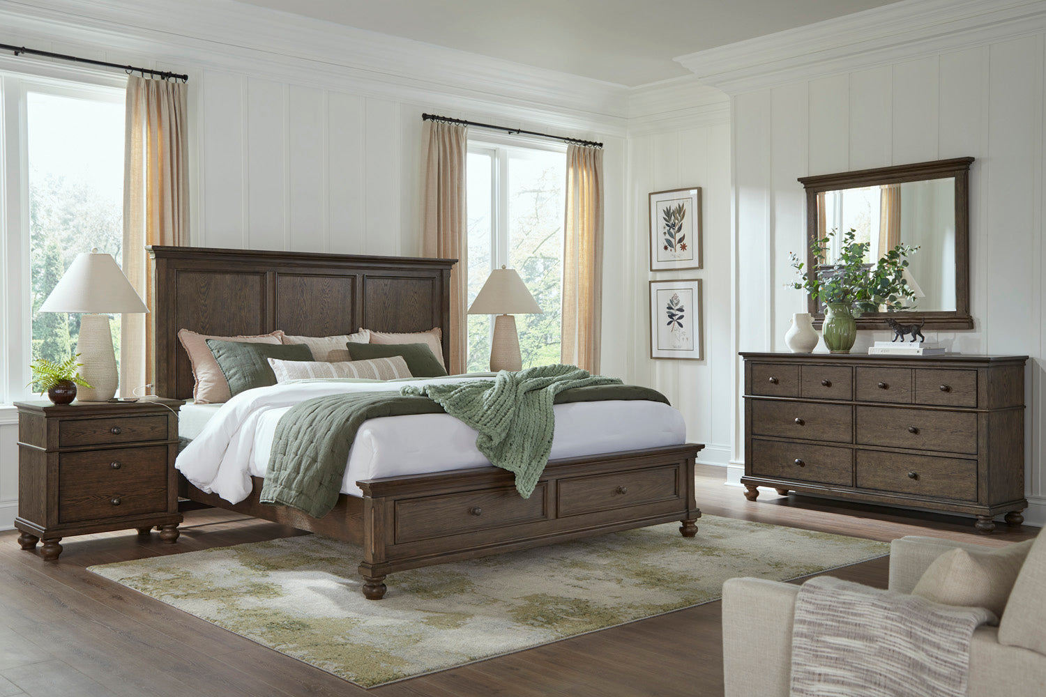 Oxford 2 Drawer Nightstand - Chapin Furniture