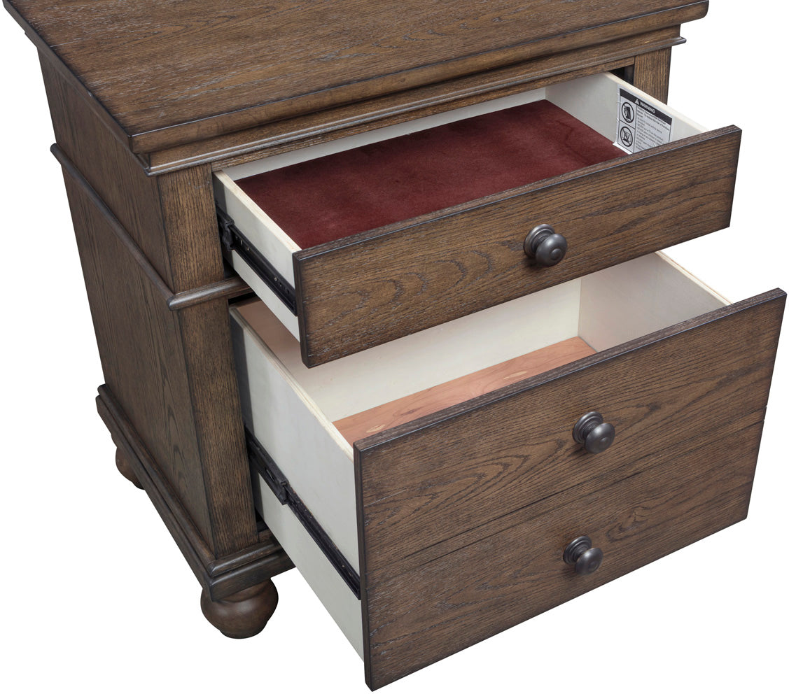 Oxford 2 Drawer Nightstand - Chapin Furniture