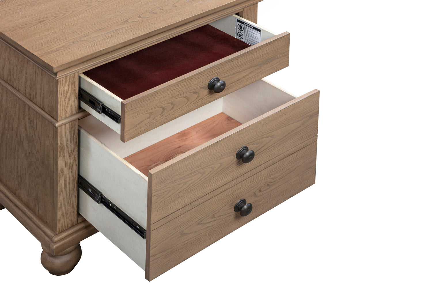 Oxford 2 Drawer Nightstand - Chapin Furniture