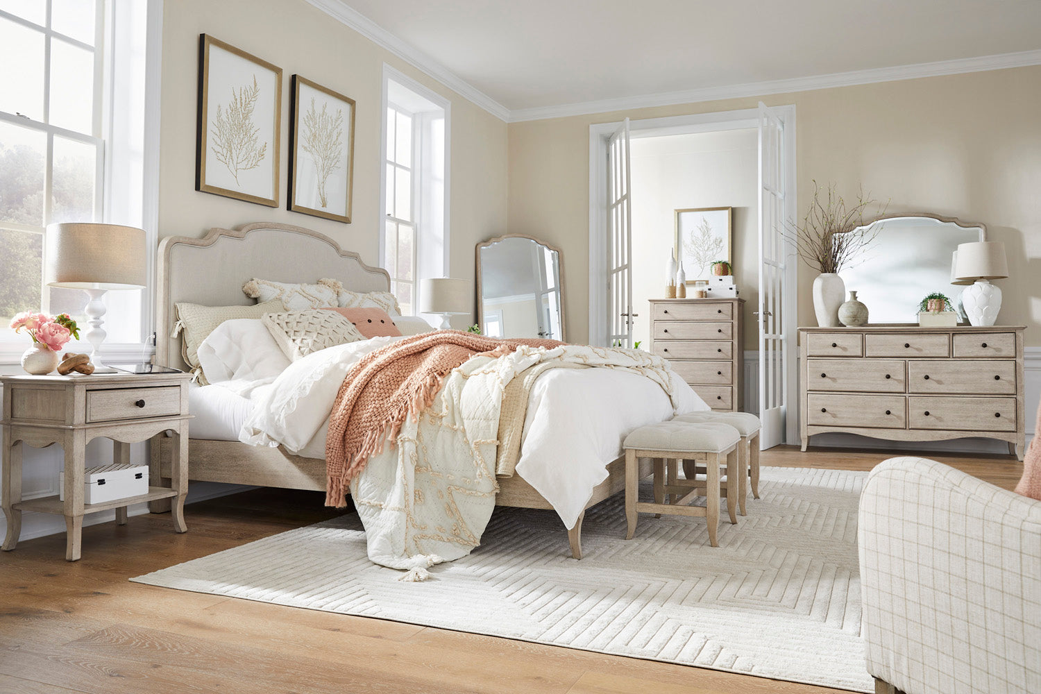Provence Upholstered Bed - Chapin Furniture