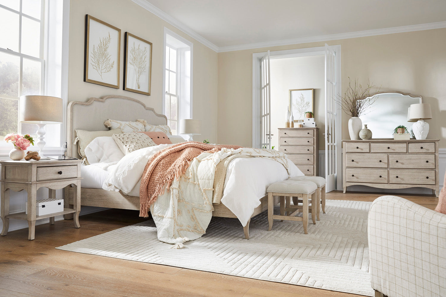 Provence Upholstered Bed - Chapin Furniture