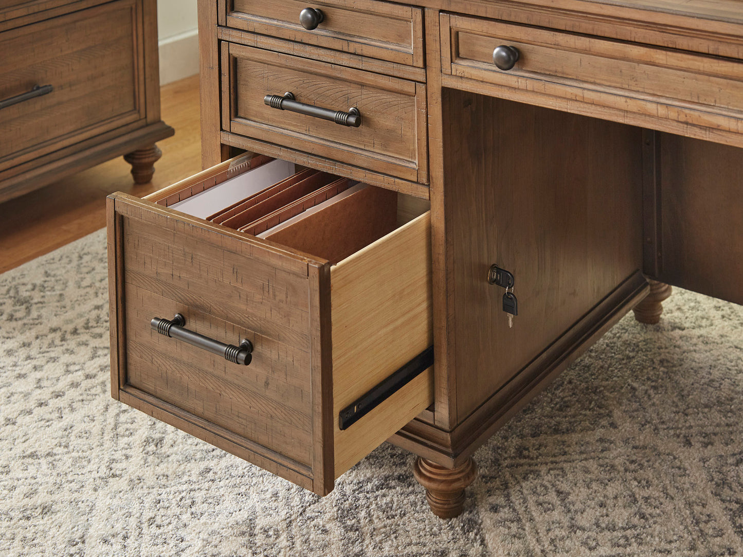 Hensley 66" Executive Desk - Chapin Furniture