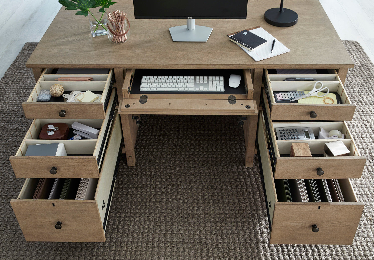 Emerson 66" Executive Desk - Thumbnail 5