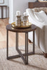 Zander Round End Table - Umber - Chapin Furniture