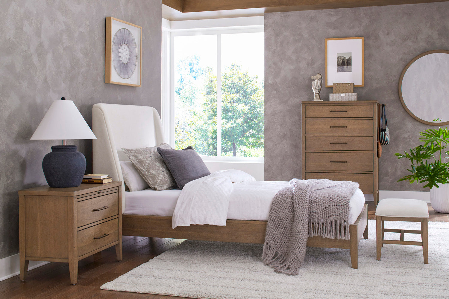 Olivia Two Drawer Nightstand - Chapin Furniture