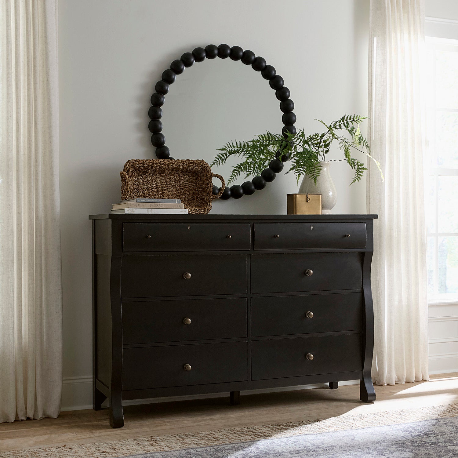 ASPEN FURNITURE Caroline Bobbin Mirror - Thumbnail 3