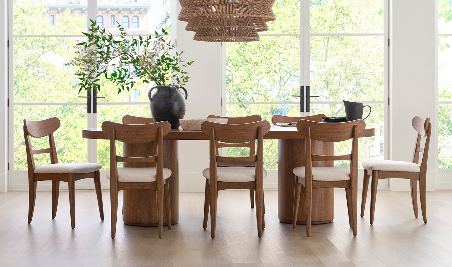 Caden Dining Table With 6 Chairs - Chapin Furniture