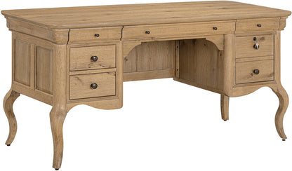 Chateau Philippe 64" Half Pedestal Desk - Chapin Furniture