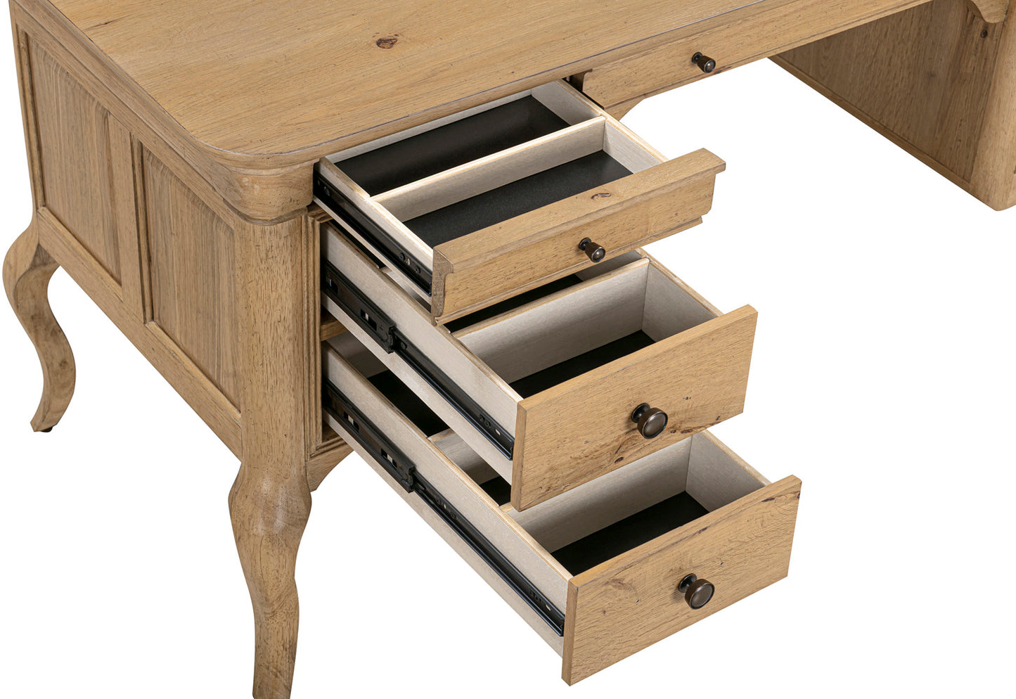 Chateau Philippe 64" Half Pedestal Desk - Chapin Furniture