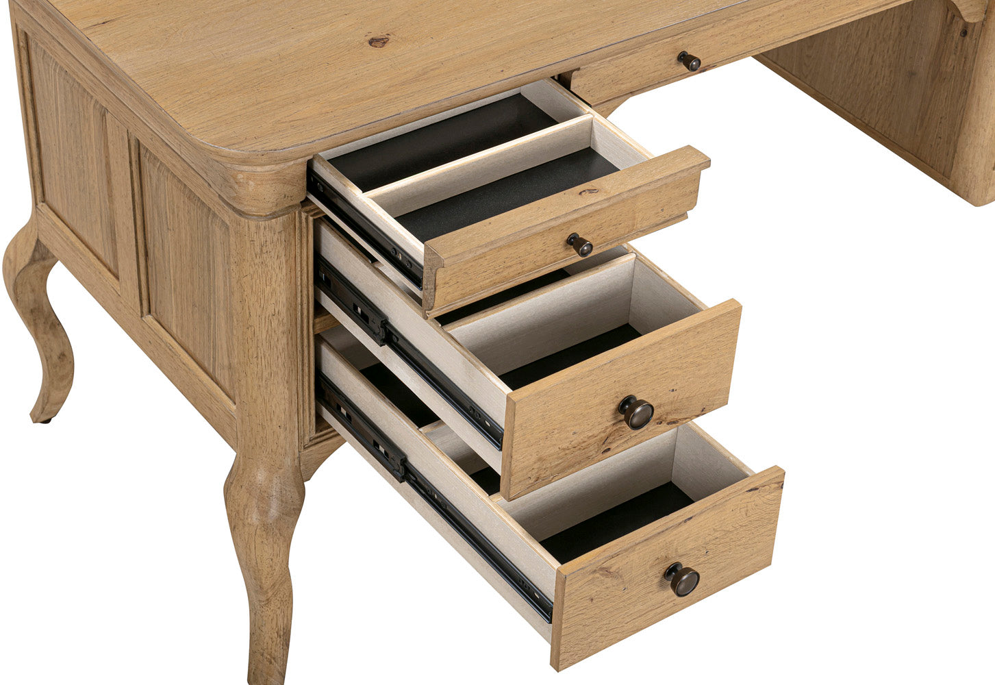 Chateau Philippe 64" Half Pedestal Desk - Chapin Furniture