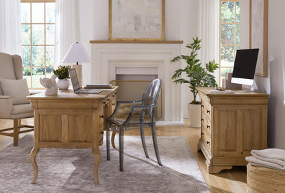 Chateau Philippe 64" Half Pedestal Desk - Chapin Furniture