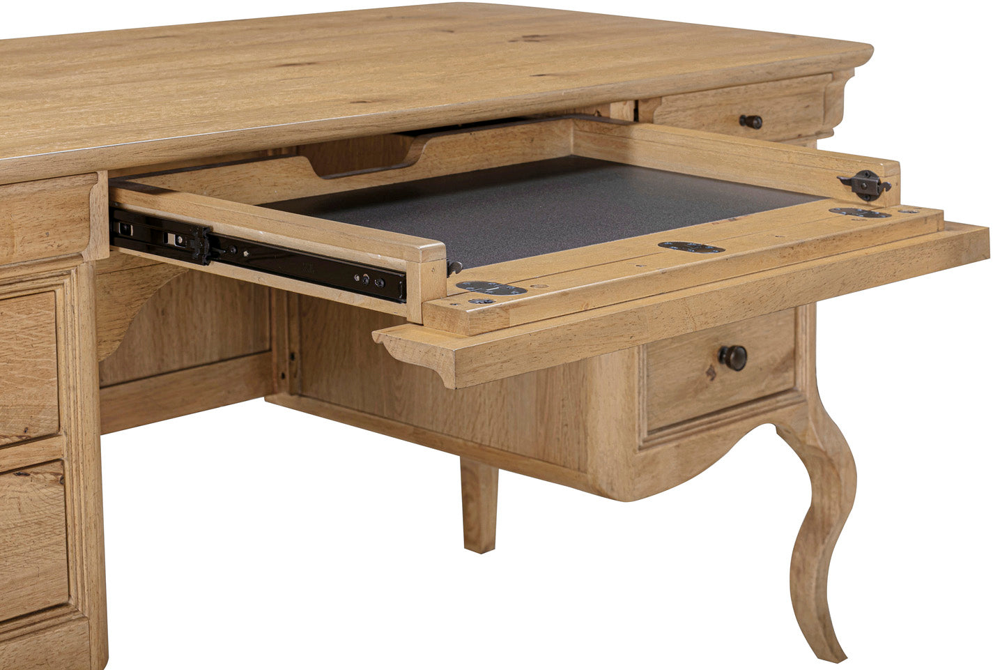 Chateau Philippe 64" Half Pedestal Desk - Chapin Furniture