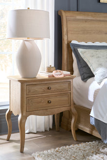 Chateau Philippe Cabriole Nightstand - Chapin Furniture