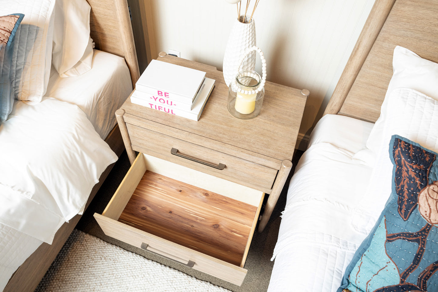 Shiloh 2 Drawer Liv360 Nightstand - Chapin Furniture