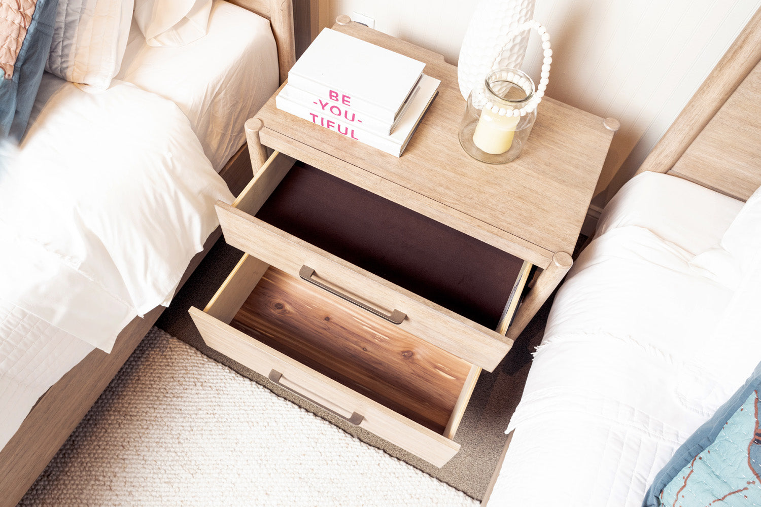 Shiloh 2 Drawer Liv360 Nightstand - Chapin Furniture