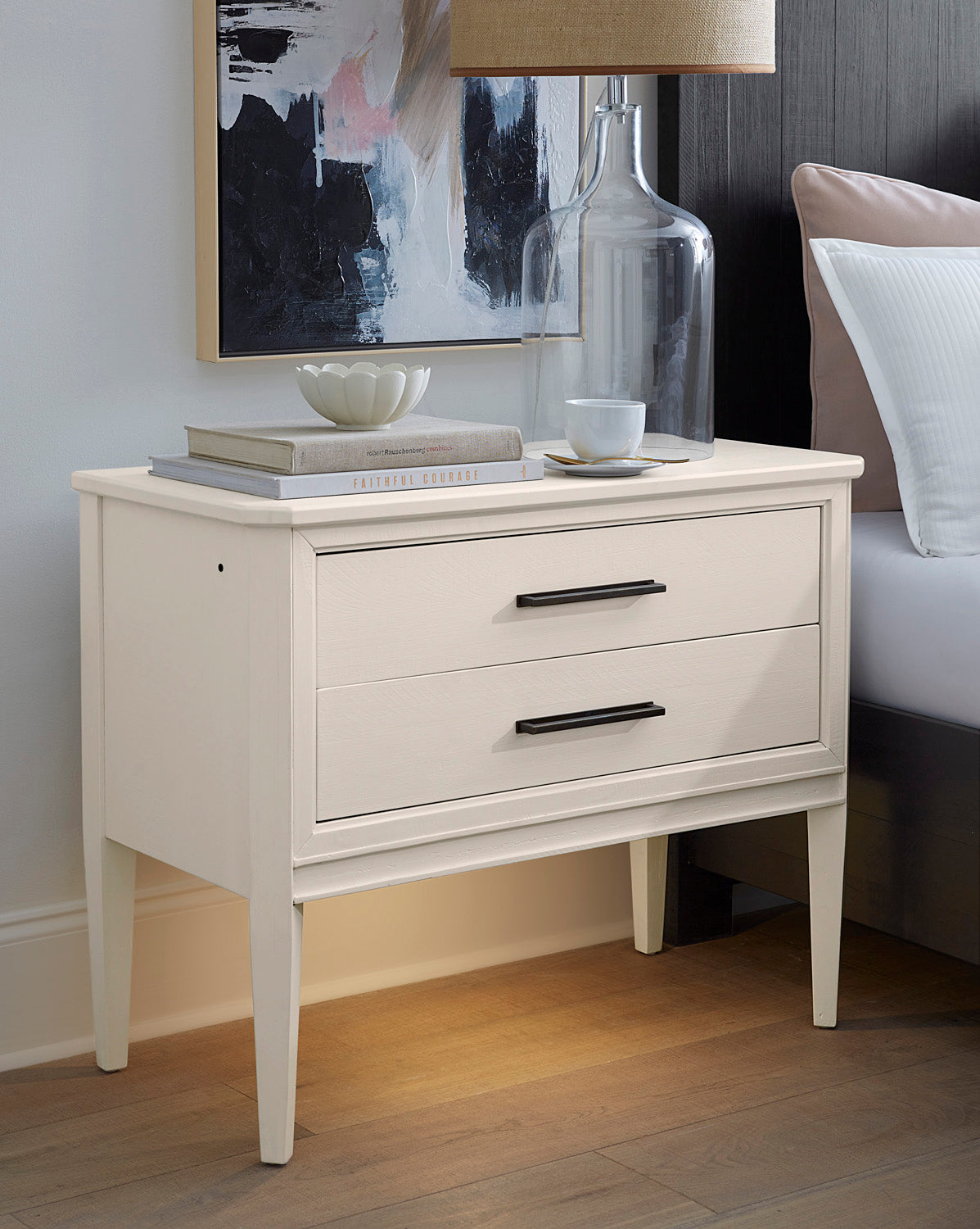 Camden White Liv 360 Nightstand - Chapin Furniture