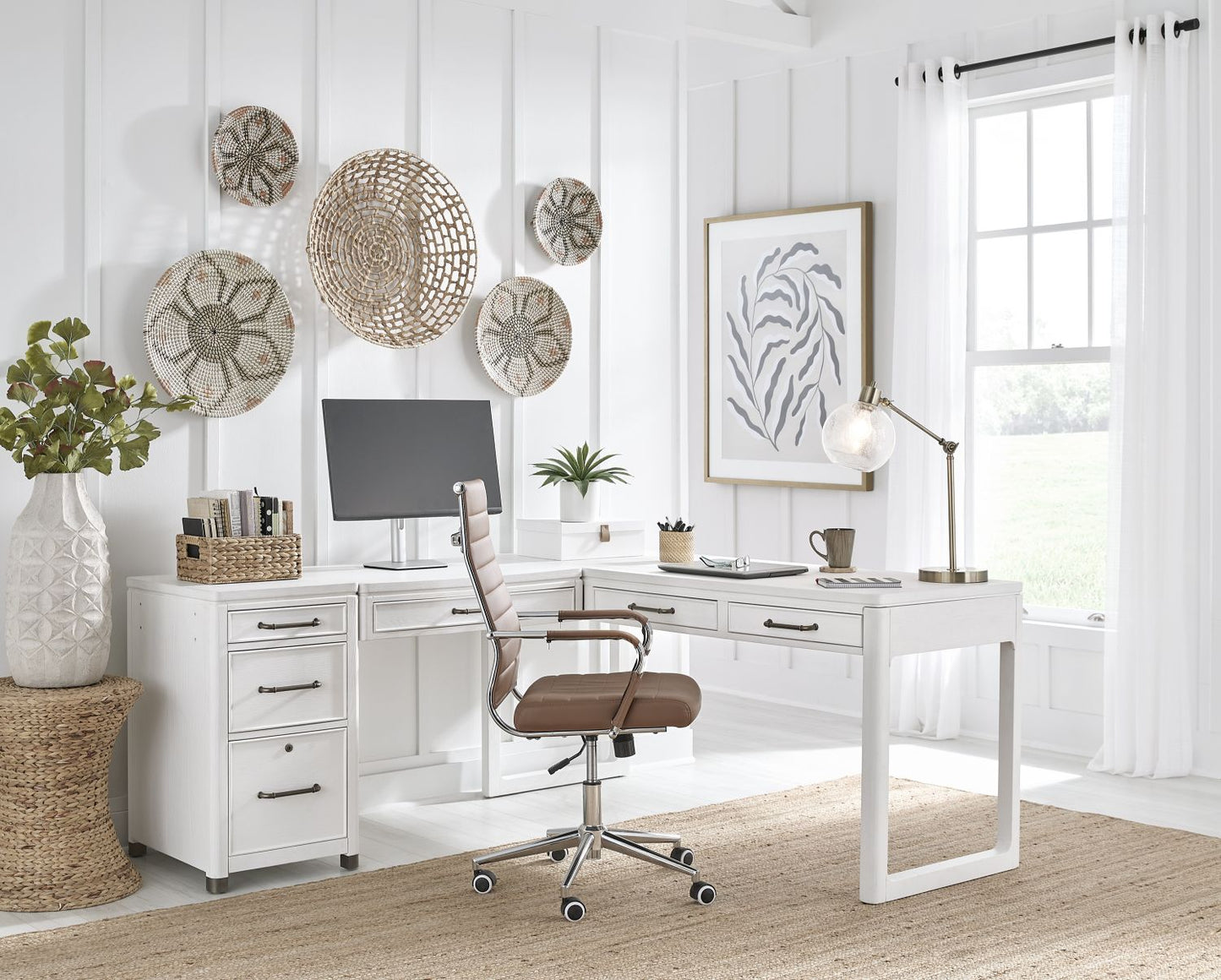 Norah Modular Desk With Hutch Option - Chapin Furniture