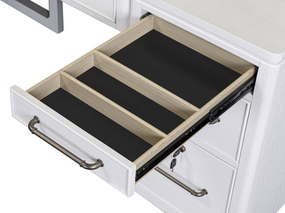 Norah Modular Desk With Hutch Option - Chapin Furniture