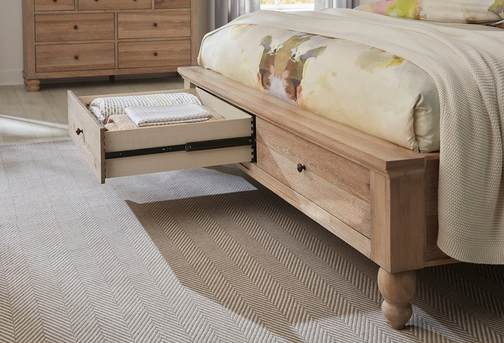 Cambridge Storage Sleigh Bed - Cal King - Modern Khaki - Chapin Furniture
