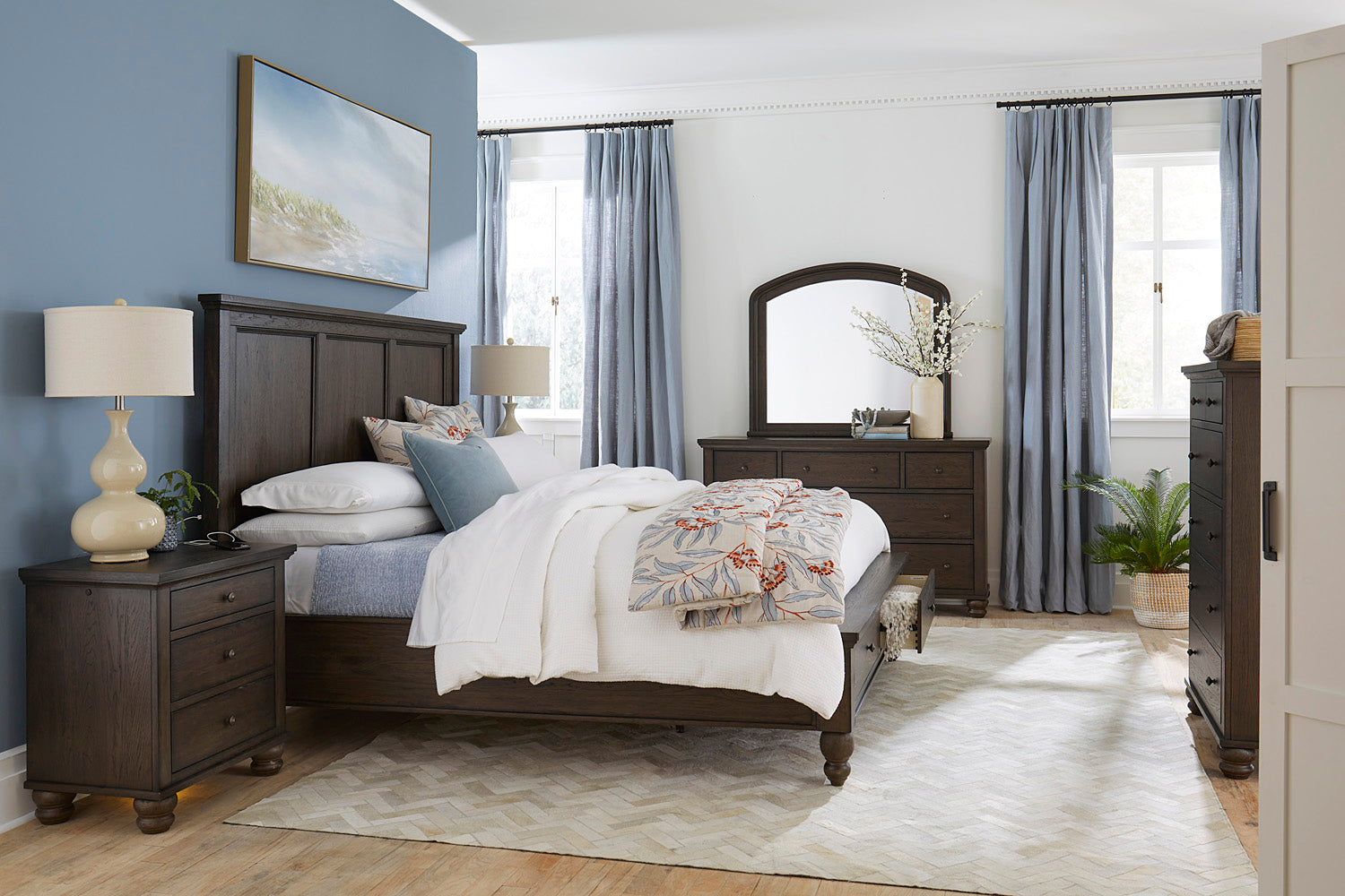 Cambridge Liv 360 Nightstand - Cracked Pepper - Chapin Furniture