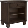 Cambridge One Drawer Nightstand - Cracked Pepper - Chapin Furniture