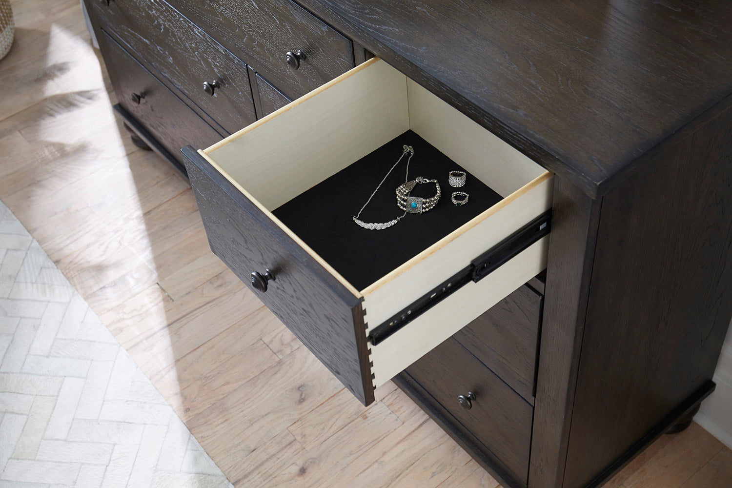 Cambridge Double Dresser - Cracked Pepper - Chapin Furniture