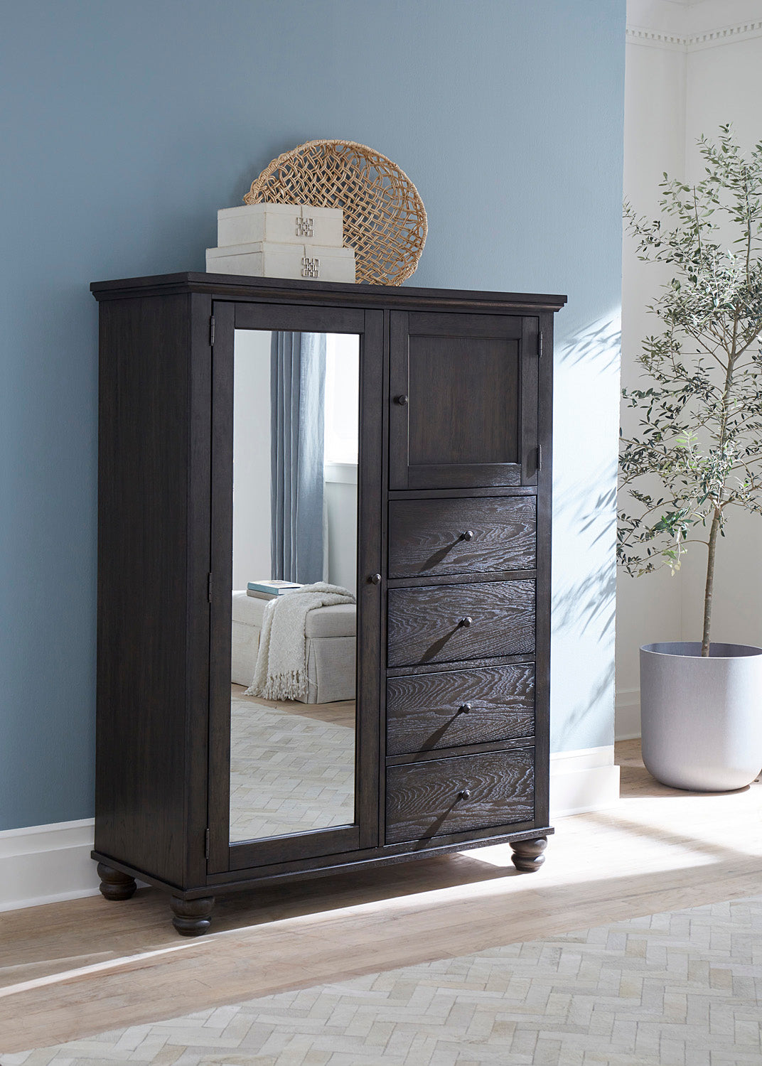 Cambridge Chiffarobe - Cracked Pepper - Chapin Furniture