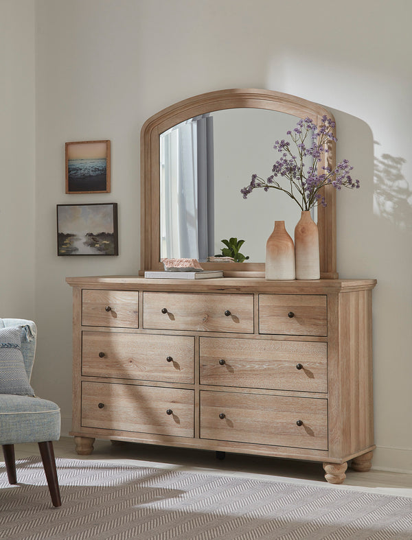 Cambridge Double Dresser Mirror - Modern Khaki - Chapin Furniture