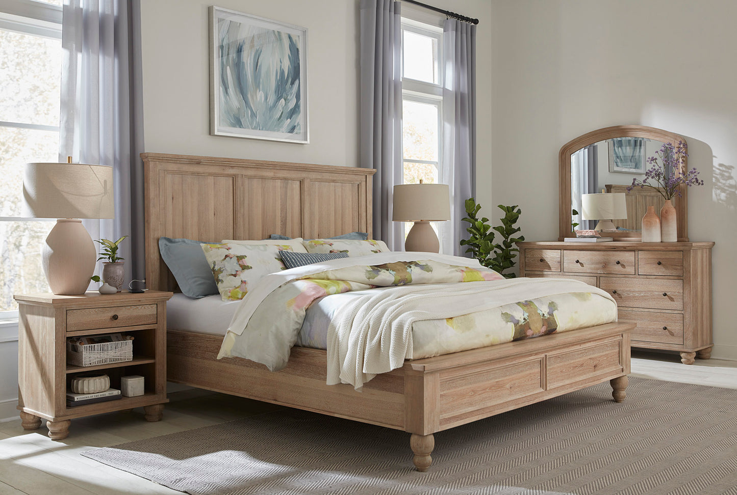 Cambridge Double Dresser Mirror - Modern Khaki - Chapin Furniture